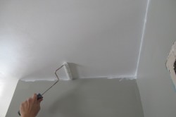 Чем красить потолок в ванной