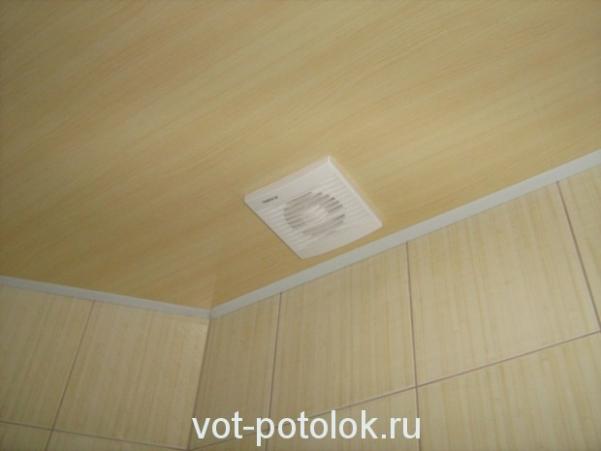 Потолок пвх в ванной