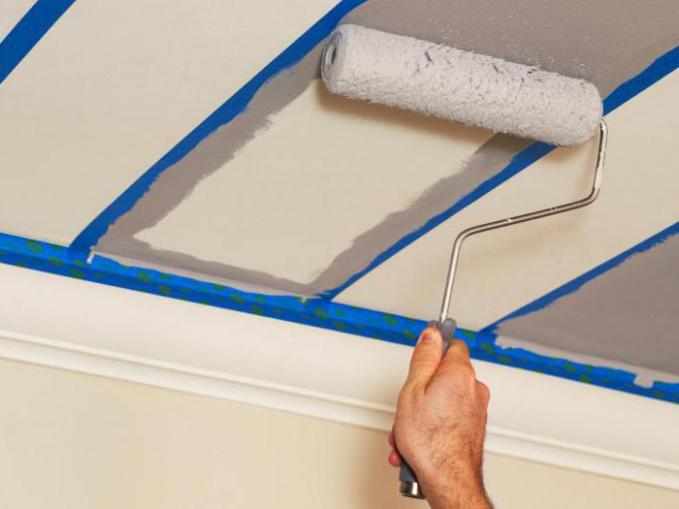 Побелить потолок водоэмульсионной краской