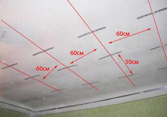Установка пвх панелей на потолок