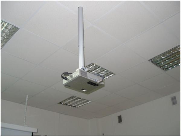 Как повесить проектор на потолок