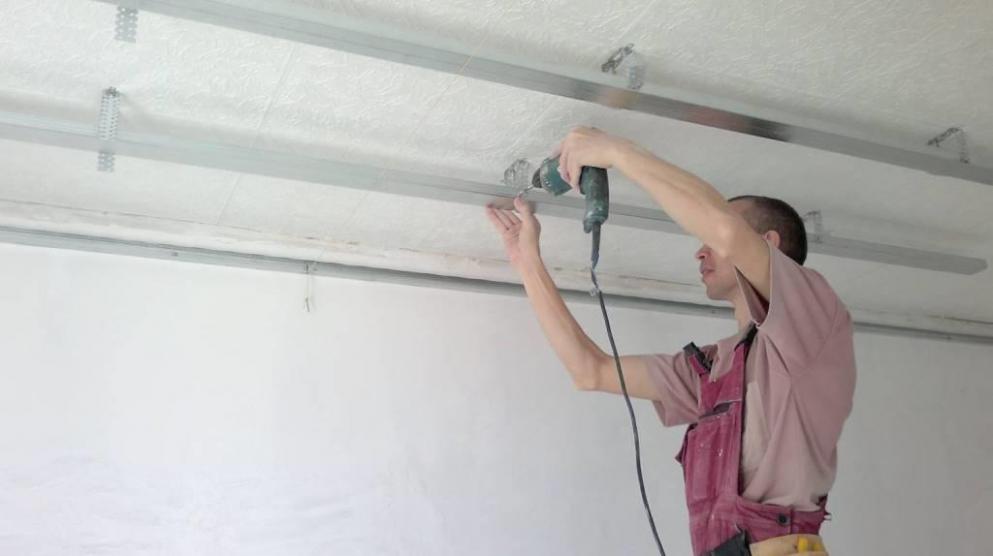 Как сделать подвесной потолок своими руками