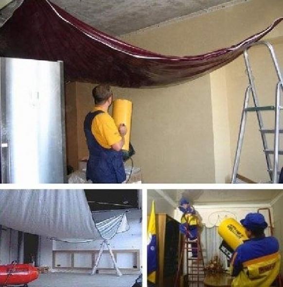 Как натягивать потолок натяжной