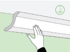 Как приклеить плинтуса к натяжному потолку