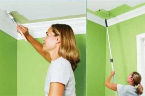 Валик для водоэмульсионной краски для потолка