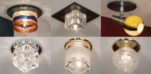 Монтаж точечных светильников в натяжной потолок