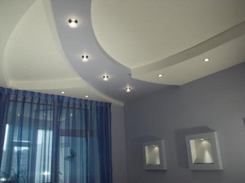 Монтаж светодиодной ленты в потолок из гипсокартона