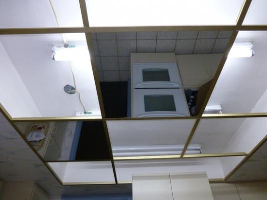 Зеркальные панели на потолок